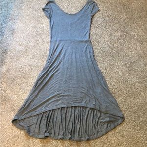 Banana Republic grey midi dress, size Small.